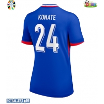 Frankrike Ibrahima Konate #24 Hjemmedrakt Dame EM 2024 Kortermet